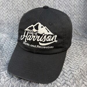 Champro HC9 City of Harrison Parks and Recreation Black Hat Low Profile Cap Mens